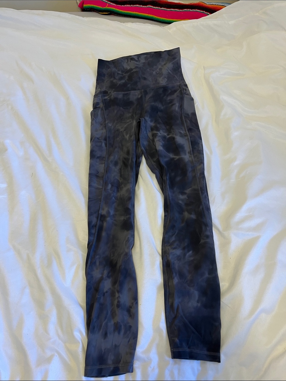 lululemon athletica Kids Black Tie-Dye Leggings
